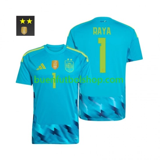 Camiseta de Fútbol España Portero David Raya 1 2026-2027 Primera Equipación Manga Corta Hombre