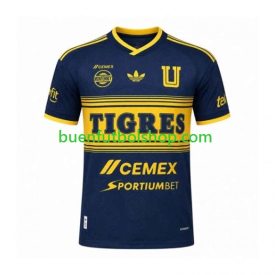 Camiseta de Fútbol Tigres UANL 2026-2027 Segunda Equipación Manga Corta Hombre
