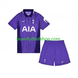 Camiseta de Fútbol Tottenham Hotspur 2026-2027 Tercera Equipación Manga Corta Niño