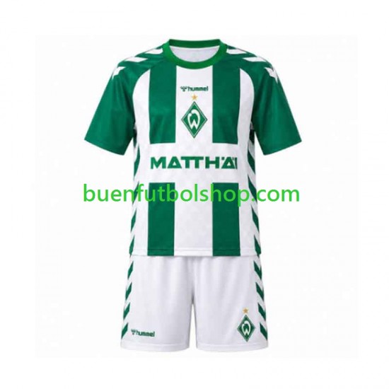 Camiseta de Fútbol Werder Bremen 2026-2027 Primera Equipación Manga Corta Niño