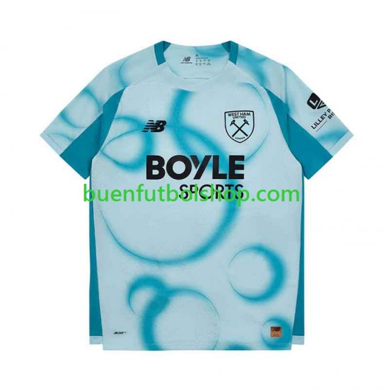 Camiseta de Fútbol West Ham United 2026-2027 Tercera Equipación Manga Corta Hombre