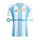 Camiseta de Fútbol Argentina Copa America 2024 Primera Equipación Azul Blanco Manga Corta Hombre