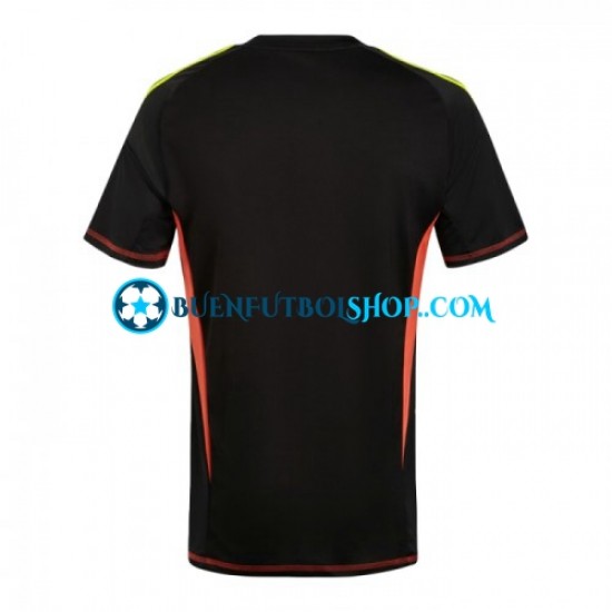 Camiseta de Fútbol Argentina Portero Copa America 2024 Primera Equipación Negro Manga Corta Hombre