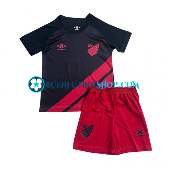 Camiseta de Fútbol Athletico Paranaense 2023-2024 Tercera Equipación Manga Corta Niño