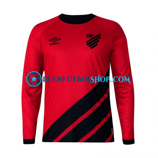 Camiseta de Fútbol Athletico Paranaense 2023-2024 Primera Equipación Manga Larga Hombre