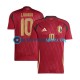 Camiseta de Fútbol Bélgica Romelu Lukaku 10 Euro 2024 Primera Equipación Rojo Manga Corta Hombre