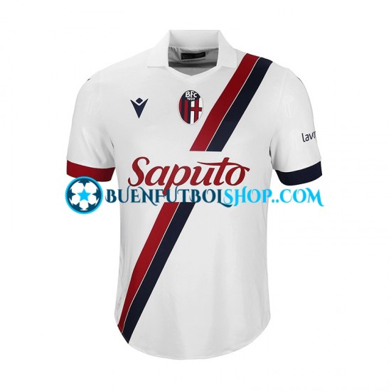 Camiseta de Fútbol Bologna 2023-2024 Segunda Equipación Manga Corta Hombre