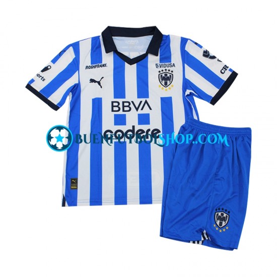 Camiseta de Fútbol CF Monterrey 2023-2024 Primera Equipación Manga Corta Niño