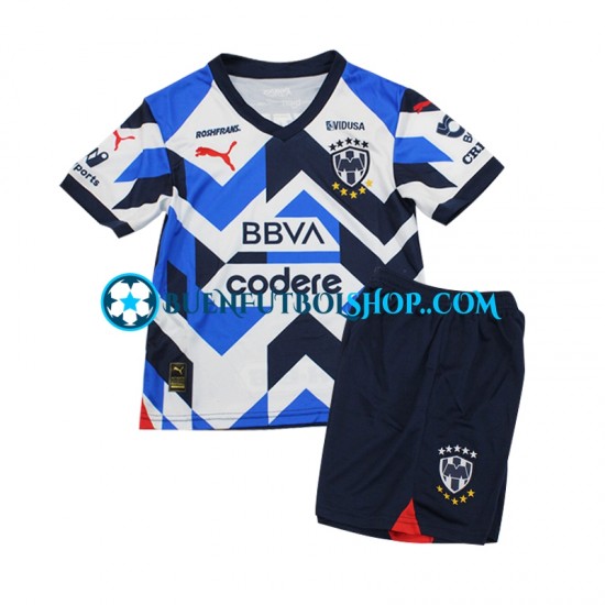 Camiseta de Fútbol CF Monterrey 2023-2024 Tercera Equipación Manga Corta Niño