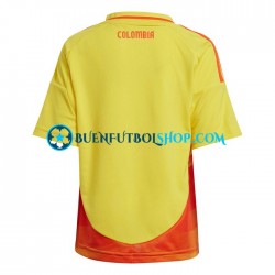 Camiseta de Fútbol Colombia Copa America 2024 Primera Equipación Manga Corta Niño