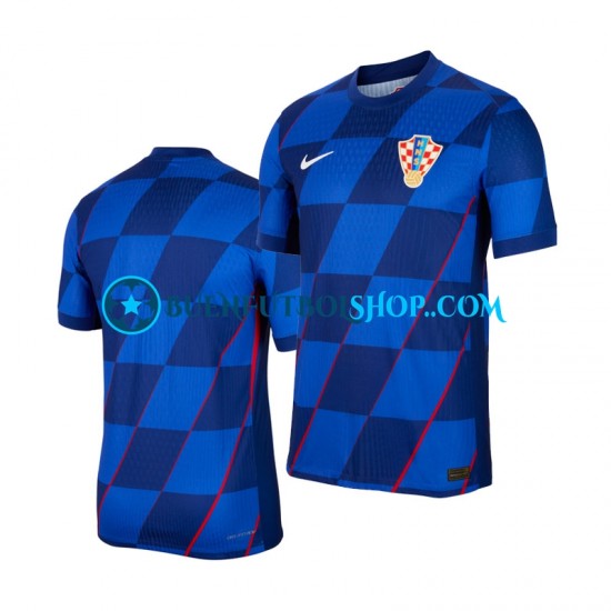 Camiseta de Fútbol Croacia Euro 2024 Segunda Equipación Manga Corta Hombre