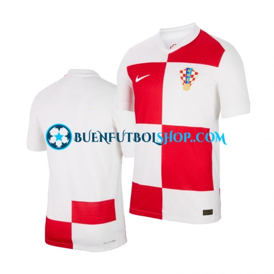 Camiseta de Fútbol Croacia Euro 2024 Primera Equipación Manga Corta Hombre