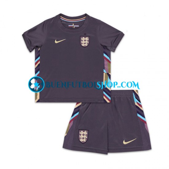 Camiseta de Fútbol Inglaterra Euro 2024 Segunda Equipación Manga Corta Niño