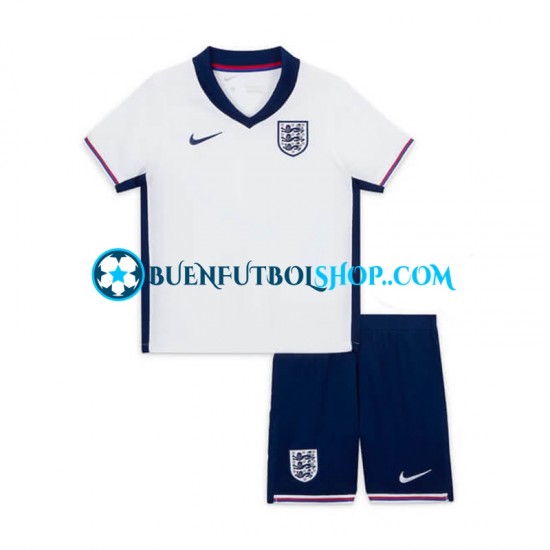 Camiseta de Fútbol Inglaterra Euro 2024 Primera Equipación Manga Corta Niño