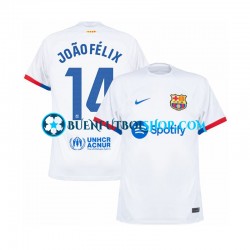 Camiseta de Fútbol FC Barcelona Joao Felix 14 2023-2024 Segunda Equipación Manga Corta Hombre
