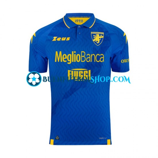 Camiseta de Fútbol Frosinone 2023-2024 Tercera Equipación Azul Manga Corta Hombre