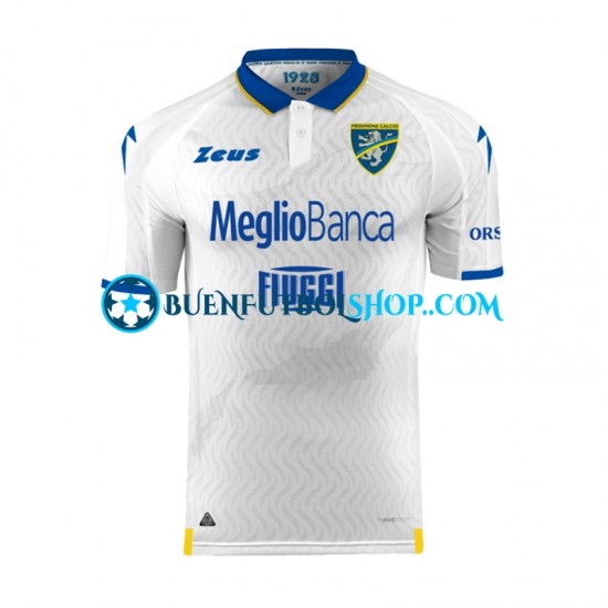 Camiseta de Fútbol Frosinone 2023-2024 Segunda Equipación Blanco Manga Corta Hombre