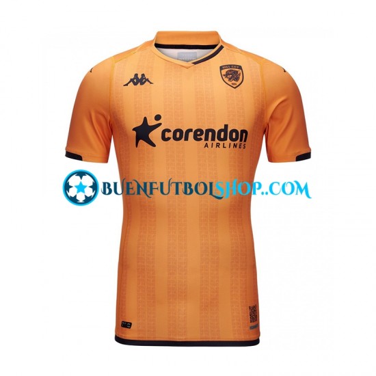 Camiseta de Fútbol Hull City 2023-2024 Segunda Equipación Manga Corta Hombre