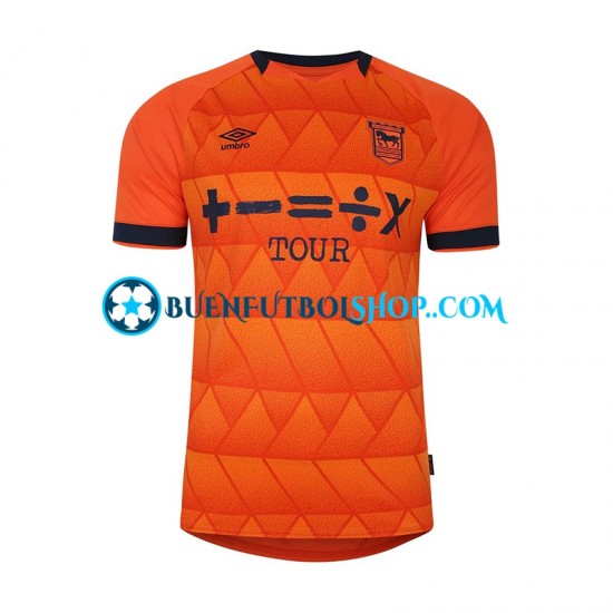 Camiseta de Fútbol Ipswich Town 2023-2024 Segunda Equipación Manga Corta Hombre