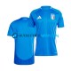 Camiseta de Fútbol Italia Euro 2024 Primera Equipación Azul Manga Corta Hombre