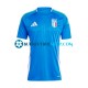 Camiseta de Fútbol Italia Euro 2024 Primera Equipación Azul Manga Corta Hombre