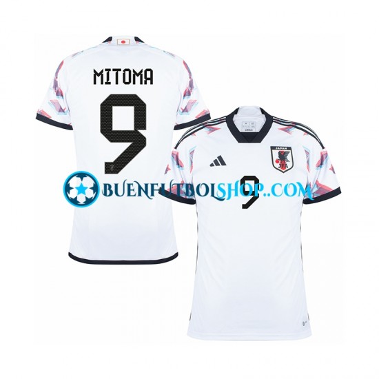 Camiseta de Fútbol Japón MITOMA 9 World Cup 2022 Segunda Equipación Manga Corta Hombre