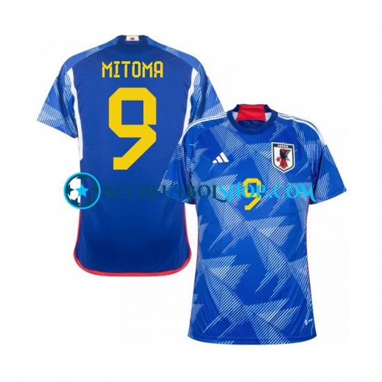 Camiseta de Fútbol Japón MITOMA 9 World Cup 2022 Primera Equipación Manga Corta Hombre