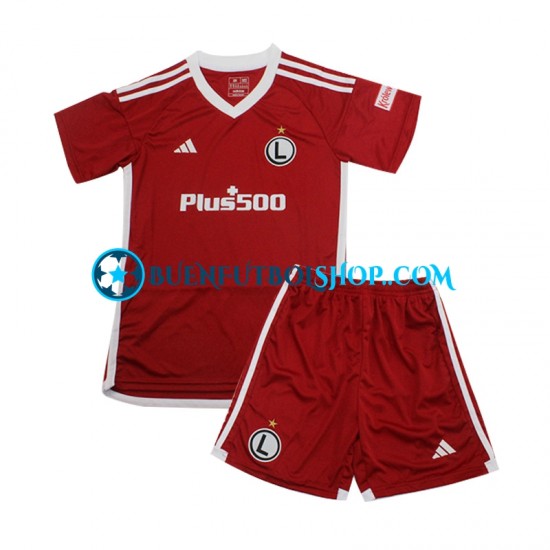 Camiseta de Fútbol Legia Warsaw 2023-2024 Tercera Equipación Manga Corta Niño