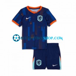 Camiseta de Fútbol Países Bajos Euro 2024 Segunda Equipación Manga Corta Niño Camiseta de Fútbol Países Bajos Euro 2024 Segunda Equipación Manga Corta Niño