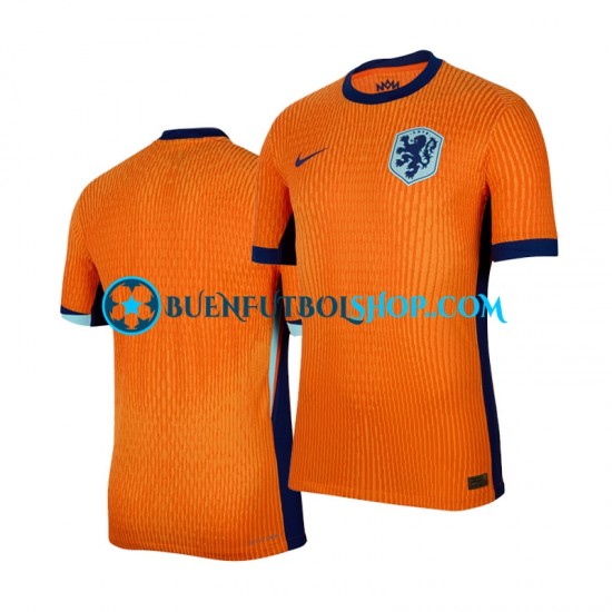 Camiseta de Fútbol Países Bajos Euro 2024 Primera Equipación Manga Corta Hombre