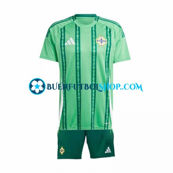 Camiseta de Fútbol Irlan-da Del Norte 2024 Primera Equipación Manga Corta Niño