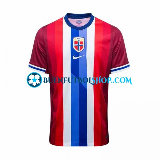 Camiseta de Fútbol Noruega 2024 Primera Equipación Manga Corta Hombre