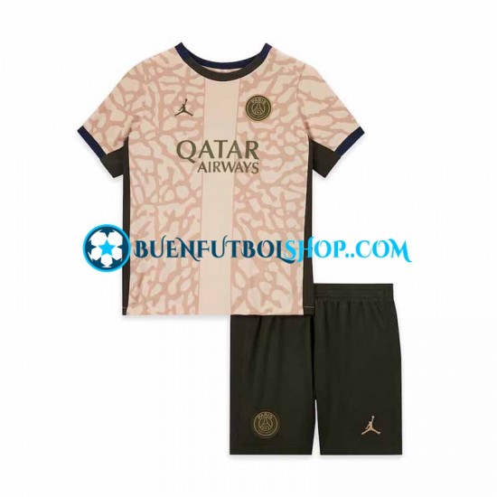 Camiseta de Fútbol Paris Saint-Germain 2023-2024 Cuarta Equipación Manga Corta Niño