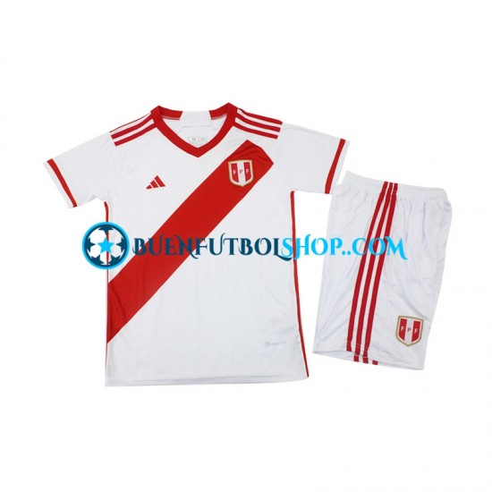 Camiseta de Fútbol Perú 2023 Primera Equipación Manga Corta Niño