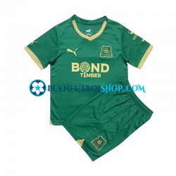 Camiseta de Fútbol Plymouth Argyle 2023-2024 Primera Equipación Verde Manga Corta Niño Camiseta de Fútbol Plymouth Argyle 2023-2024 Primera Equipación Verde Manga Corta Niño