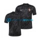 Camiseta de Fútbol Portugal Portero Euro 2024 Segunda Equipación Negro Manga Corta Hombre