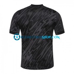 Camiseta de Fútbol Portugal Portero Euro 2024 Segunda Equipación Negro Manga Corta Hombre