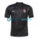 Camiseta de Fútbol Portugal Portero Euro 2024 Segunda Equipación Negro Manga Corta Hombre