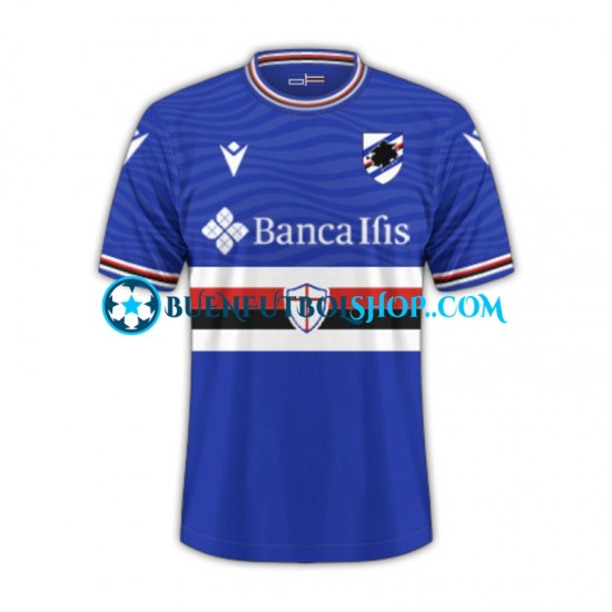 Camiseta de Fútbol Sampdoria 2023-2024 Primera Equipación Manga Corta Hombre