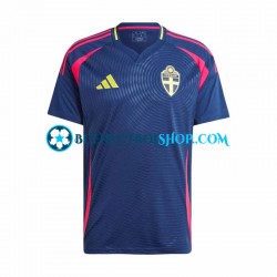 Camiseta de Fútbol Suecia 2024 Segunda Equipación Manga Corta Hombre Camiseta de Fútbol Suecia 2024 Segunda Equipación Manga Corta Hombre