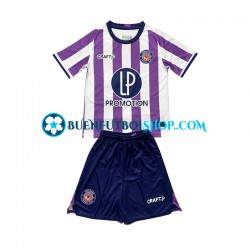 Camiseta de Fútbol Toulouse 2023-2024 Primera Equipación Manga Corta Niño