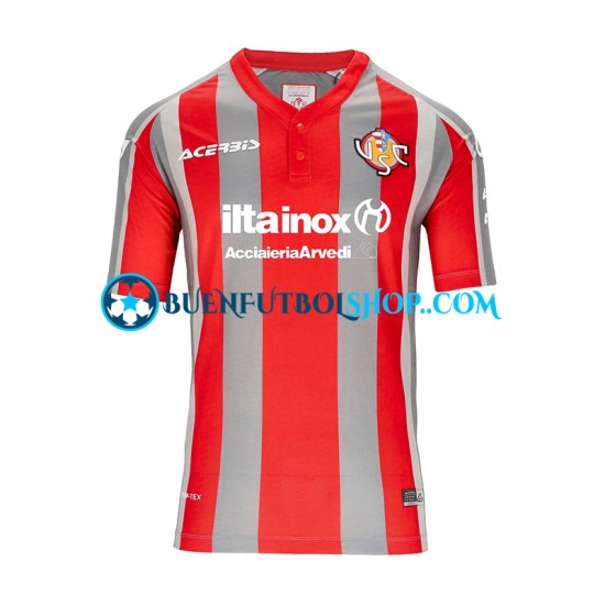 Camiseta de Fútbol US Cremonese 2023-2024 Primera Equipación Manga Corta Hombre