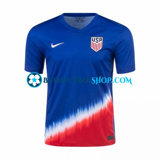 Camiseta de Fútbol Estados Unidos 2024 Segunda Equipación Manga Corta Hombre