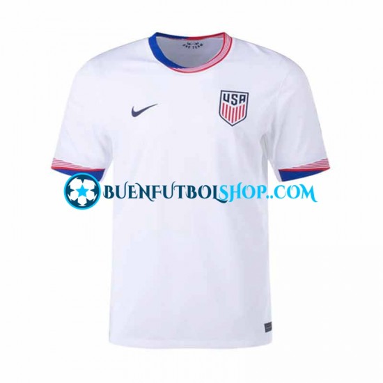 Camiseta de Fútbol Estados Unidos 2024 Primera Equipación Manga Corta Hombre