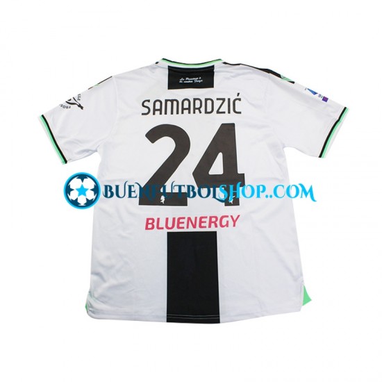 Camiseta de Fútbol Udinese Lazar Samardzic 24 2023-2024 Primera Equipación Manga Corta Hombre