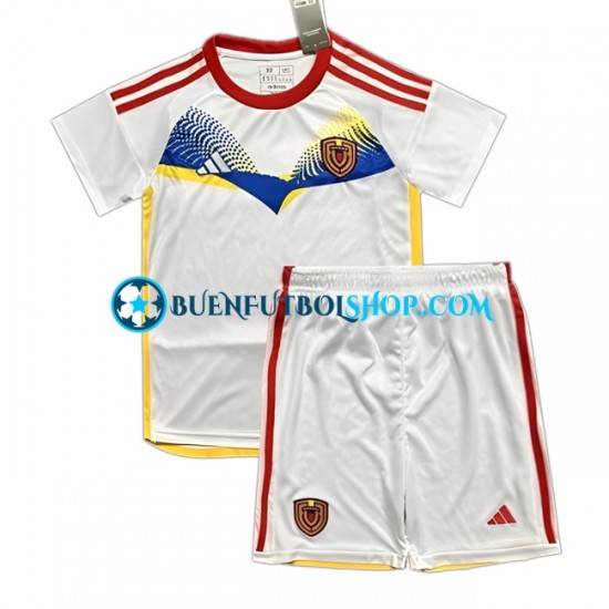 Camiseta de Fútbol Venezuela Copa America 2024 Segunda Equipación Manga Corta Niño