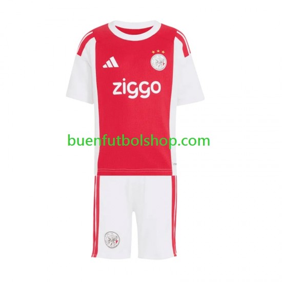 Camiseta de Fútbol AFC Ajax 2026-2027 Primera Equipación Manga Corta Niño
