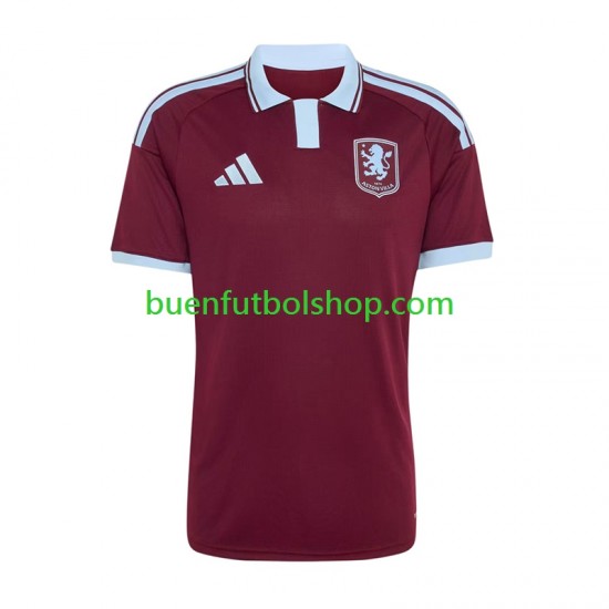 Camiseta de Fútbol Aston Villa 2026-2027 Primera Equipación Manga Corta Hombre