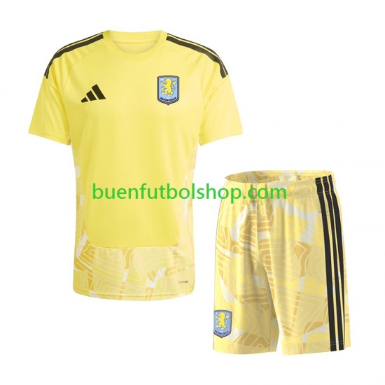 Camiseta de Fútbol Aston Villa Portero 2026-2027 Primera Equipación Manga Corta Niño Camiseta de Fútbol Aston Villa Portero 2026-2027 Primera Equipación Manga Corta Niño