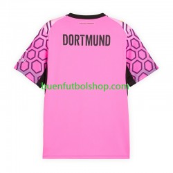 Camiseta de Fútbol Borussia Dortmund Portero 2026-2027 Segunda Equipación Manga Corta Hombre